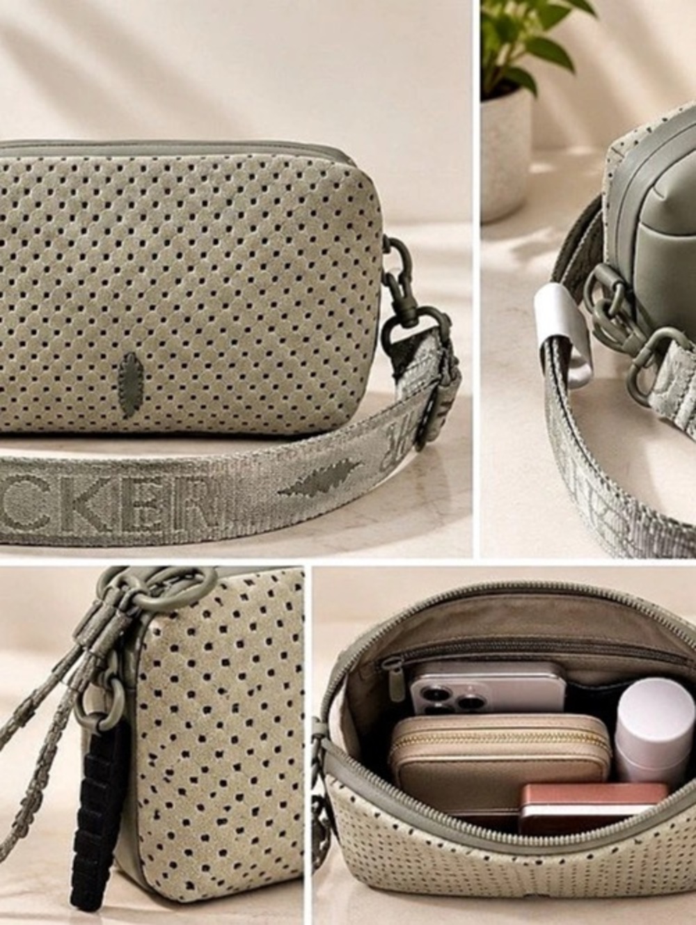 Thacker Ella Camera Bag Gray Crossbody